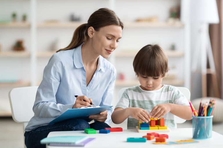YBL CATT therapist assessing a child